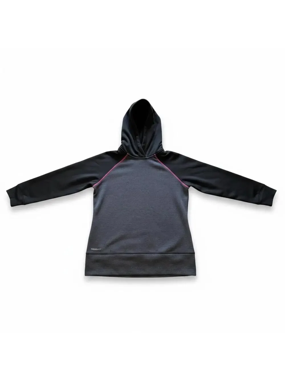 Nike Therma-FIT Youth Pullover Hoodie Gray Black Medium